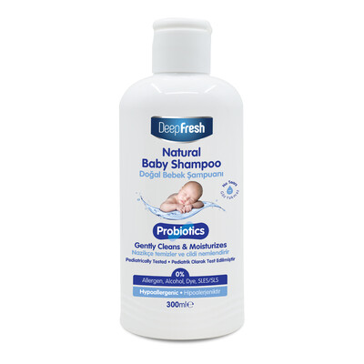 Deep Fresh - Deep Fresh Bebek Şampuanı Doğal Probiyotik Pompalı 300 ML