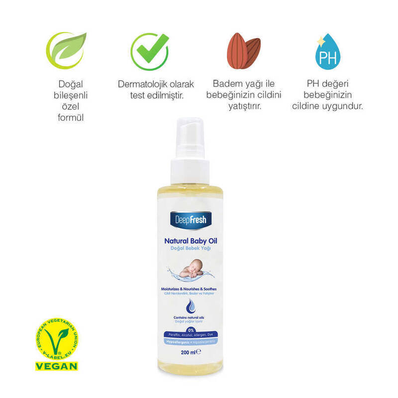 Deep Fresh Doğal Bebek Yağı 200 ml