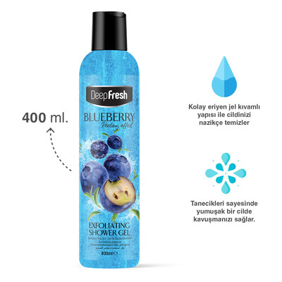 DeepFresh Arındırıcı Duş Jeli Yaban Mersini 400 ml - Thumbnail