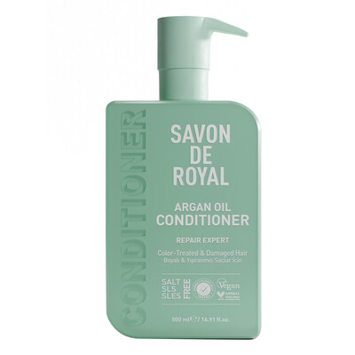 Savon De Royal - Savon De Royal - Argan Yağı İçeren - Boyalı & Yıpranmış Saçlar İçin Onarım Uzmanı Saç Kremi 500 ml