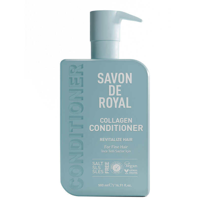 Savon De Royal - Kolajen İçeren - İnce Telli Saçlar İçin Canlandırıcı Etkili Saç Kremi 500 ml