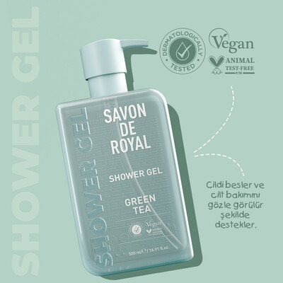 Savon De Royal Miracle Duş Jeli Green Tea 500 ml - Thumbnail