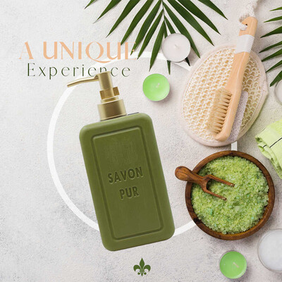 Savon De Royal Savon Pur Luxury Vegan Sıvı Sabun Yeşil 500 ml - Thumbnail